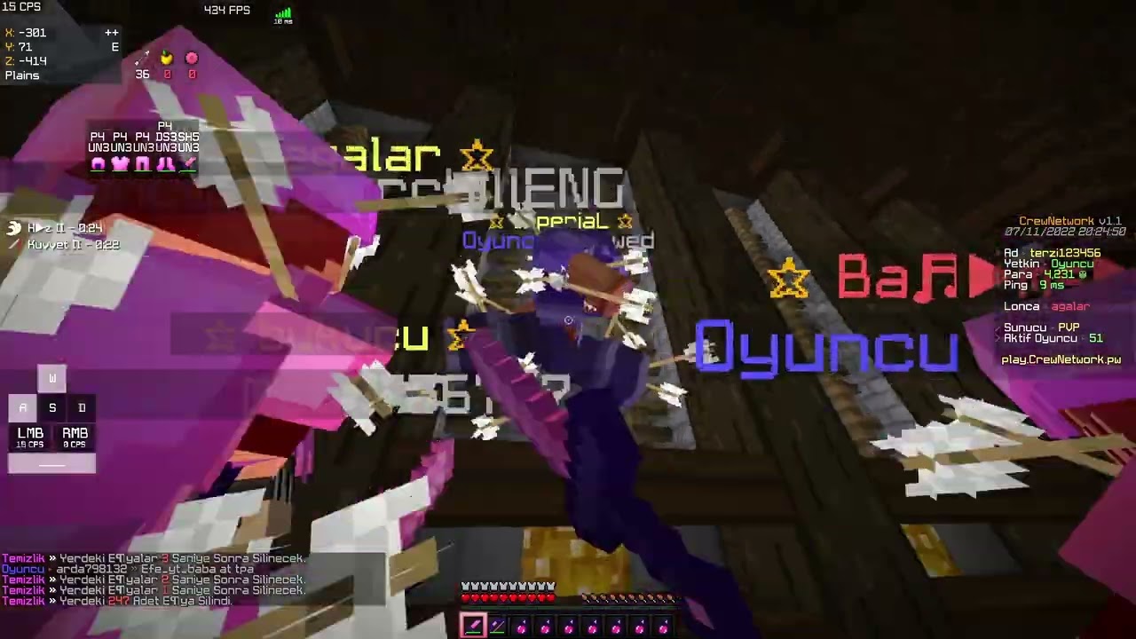 SONOYUNCU NETHER PVP (KİLL MONTAGE TARZI) -CREWNETWORK