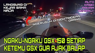 NGERUSUH ORANG LAGI NIGHT RIDE STOPPIE   KITA WHELIIN YA GES YA | AUTO KASIH PAHAM KEMBALI LAGIIIII