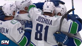 Canucks' Dakota Joshua Tips In Brock Boeser Shot To Tie Game 4 In Dying Minutes