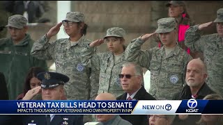 Veteran tax bills head to state senate