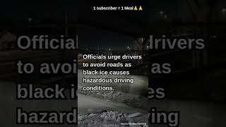 How are Houston road conditions? Freezing temperatures turn snow into