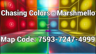 Chasing Colors - Marshmello MAP CODE: 7593-7247-4999 (Fortnite Music Blocks)