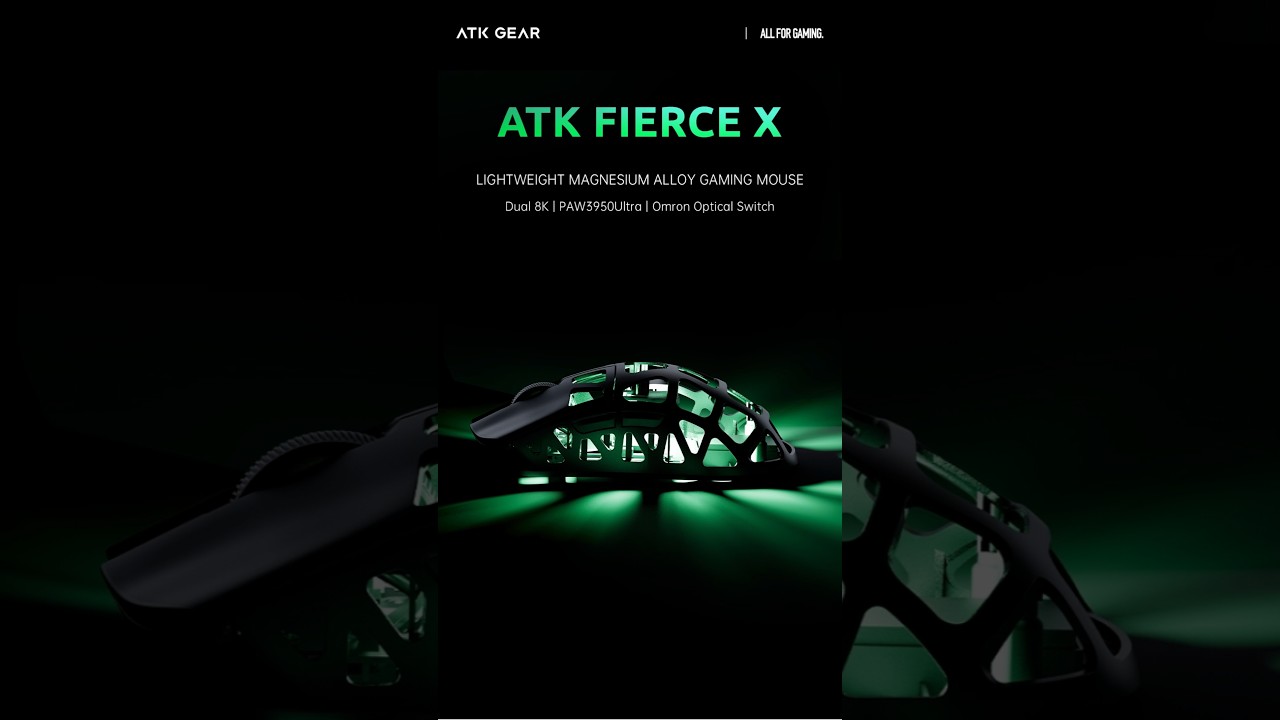 ATK FIERCE X Magnesium Alloy Mouse Unboxing