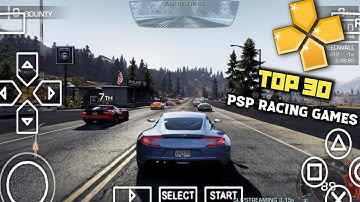 Top 30 PSP Racing Games For Android PPSSPP HD High Graphics