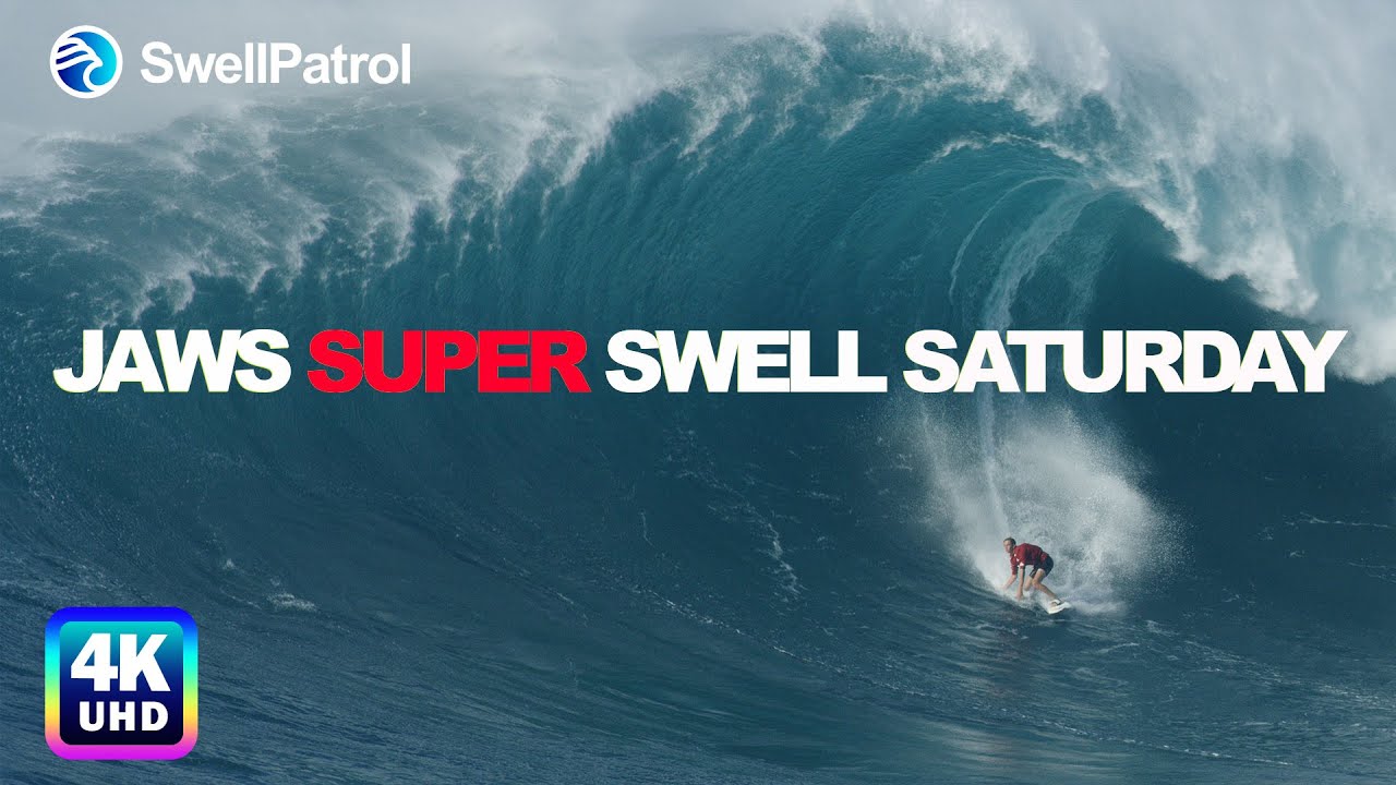 ⁣JAWS Super Swell Saturday | Kai Lenny and more, January 16, 2021, Jaws, Maui, Hawaii, Big Swell, 4K