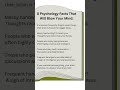 8 Psychology Facts That Will Blow Your Mind #shorts #facts #quotes #viral
