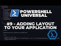 PowerShell Universal 2026 - Part 9 : Adding a layout to your application