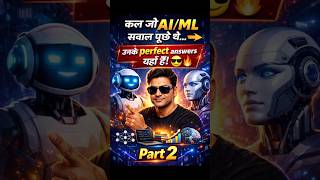 👉 Top AI/ML Interview Answers 🔥 | Advanced Concepts Explained Fast #coding #trending #ytshorts