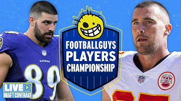 2022 Footballguys Players Championship Live Draft Coverage #2