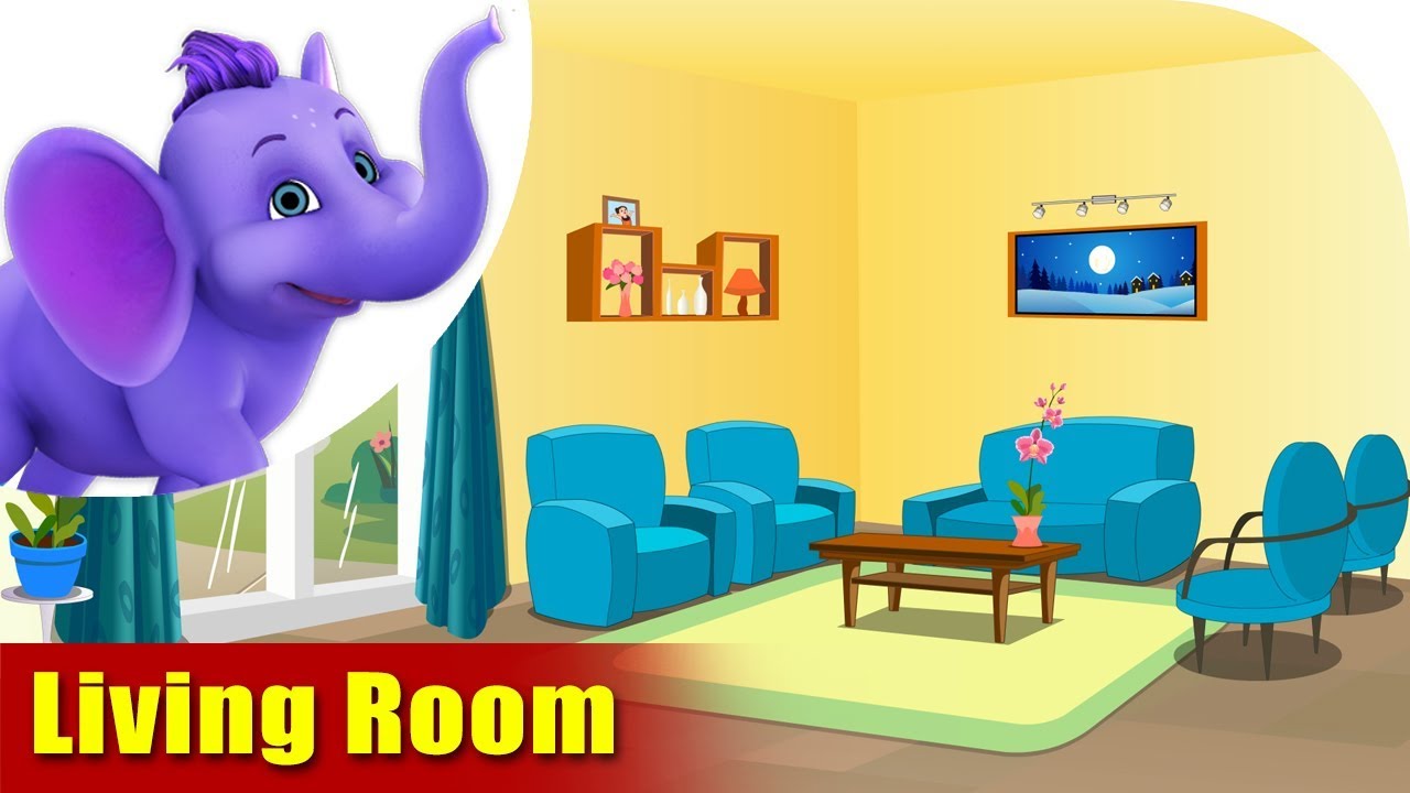 Living Room Learning song for Children 4K Appu Series YouTube