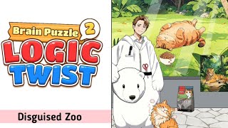 brain puzzle 2 logic twist level 121 Disguised Zoo Walkthrough screenshot 3