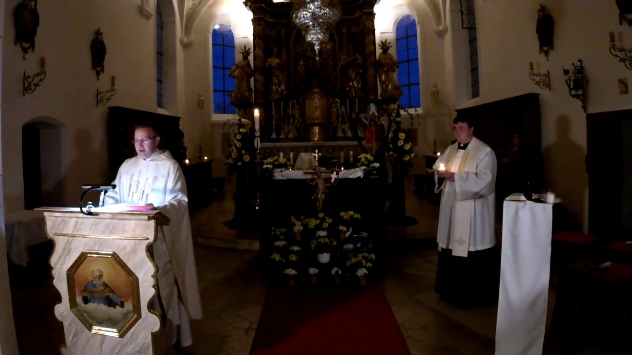 Die Osternacht aus der katholischen Kirche Gosseltshausen - YouTube