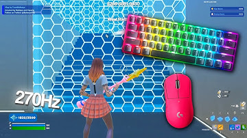 clicky razer huntsman mini asmr 😴piece control 1v1🏆 270 fps satisfying keyboard sounds