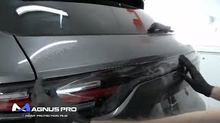 Porsche Cayenne Zabezpieczone Folią Ochronną Magnus Pro