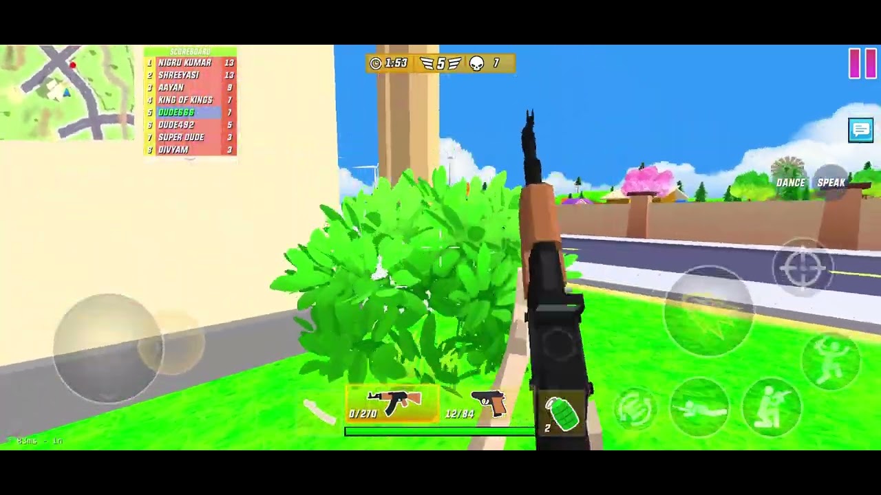 Playing dude theft wars