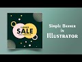Simple Web Banner Design in Illustrator