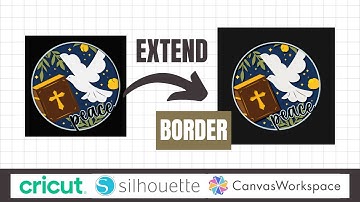 How to extend border of shadow box layers in Cricut, Silhouette and Brother Canvas Workspace