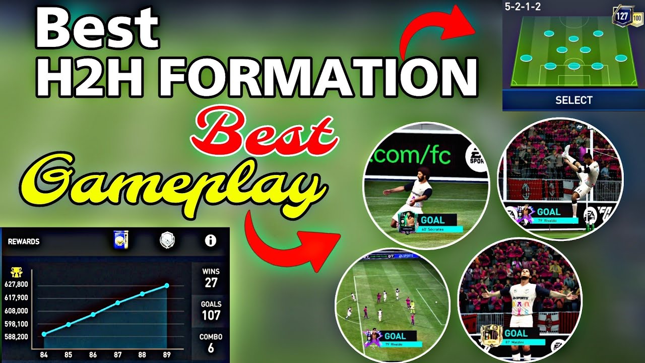 The Best H2H Formation 5212 Best H2H Gameplay + Tips fifa mobile 23 Fifa Mobile 23 ️