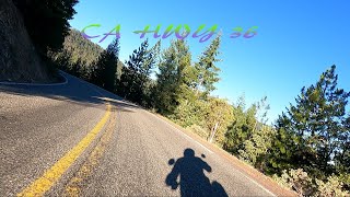 CA HWY 36 California Motorcycle Riding-Ozzy Osbourne-Hellraiser-Honda Hornet