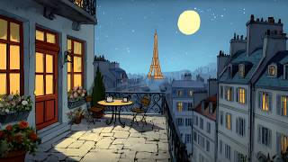 a quiet night in Paris with 1950s soft oldies playing in another room for relaxation screenshot 4