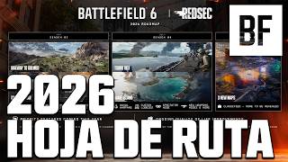 BOMBAZO! Todo lo que viene a BATTLEFIELD 6 en 2026 MAPAS GAMEPLAY OFICIAL, SERVIDORES, PELOTONES...