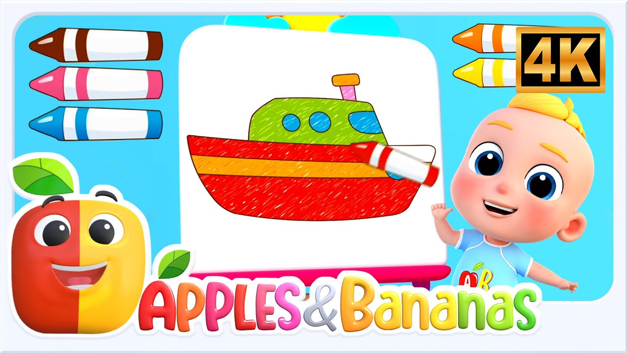 Apples & Bananas Learning App for Kids | Fun ABC & Baby Games 