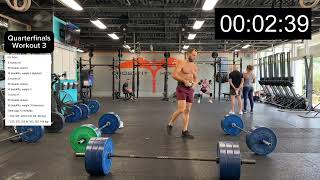 2026 Crossfit Quarterfinals Workout 3