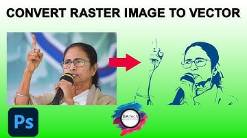 How to Convert Raster Image to Vector New Method   Photoshop