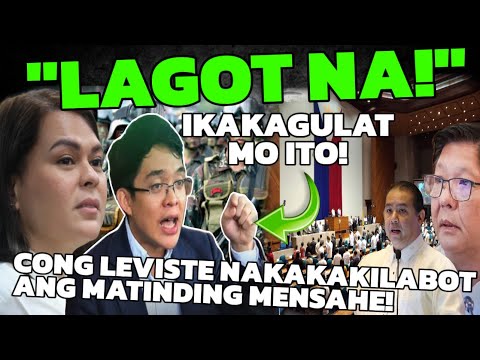 LAGOT NA CONG LEVISTE NAKAKAKILABOT ANG MENSAHE AKO ANG MAHIRAP NA KALABAN SA AKING BINABANGGA 