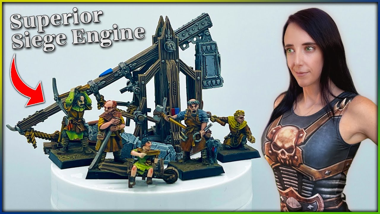 Bretonnian Field Trebuchet | Painting Warhammer The Old World Artillery