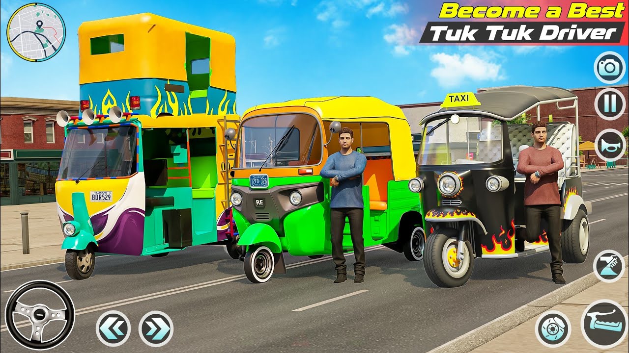 Auto Rickshaw Wala Game | Auto | Tampu | Rickshaw | Auto Games | Thekidsgaming |
