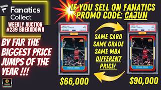 Fanatics Weekly Auction Breakdown - Top 50 Started at 20 000 This Week
