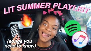 MY LIT SUMMER PLAYLIST 2019/SONGS YOU NEED TO HEAR