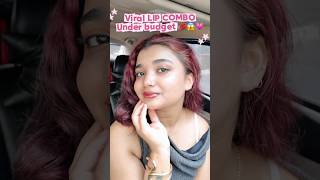 MARS LIP COMBO under budget😱💗💋|| chandanashreyaa|| #makeup #minivlog #fypシ #mars #lipcombo