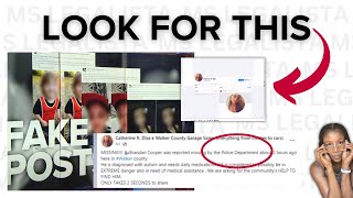 The Missing Person Scam PEOPLE KEEP FALLING FOR