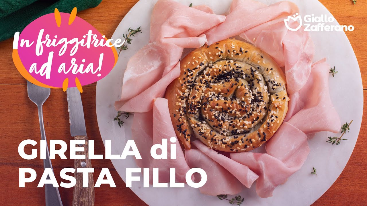 GIRELLA di PASTA FILLO con PROSCIUTTO COTTO - SUCCESSO ASSICURATO 💫 #adv