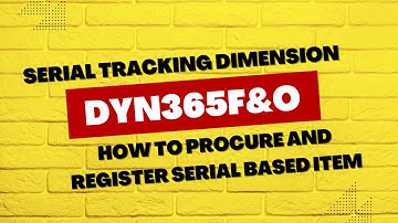 How to set tracking dimension and item receiving through GRN | D365 Finance and Operations