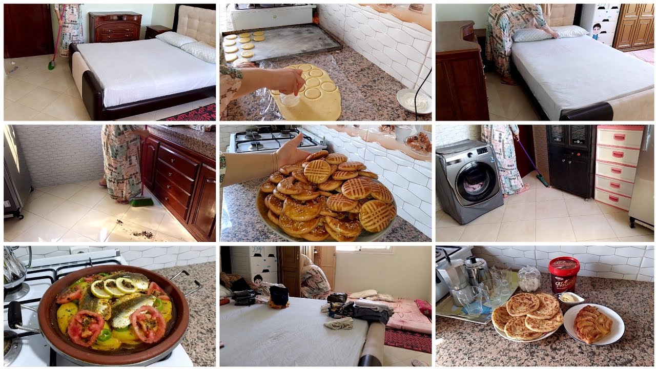 قالي راسي نوضي جمعي الوقفة 💪 نهار عامر بالحداكة والشهيوات ✅حلوة دواز أتاي بمقادير بسيطة 👌