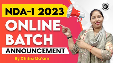NDA 1 2023 Preparation | NDA 2023 Online Batch Announcement 🔥