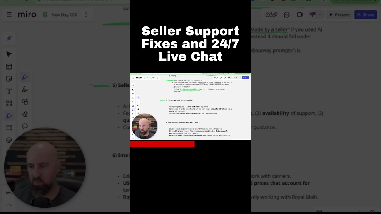 Seller Support Fixes and 24/7 Live Chat
