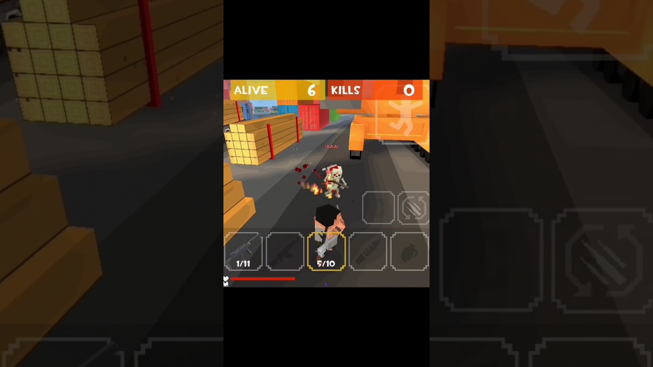 i beated a mod user in | grand battle royale pixel fps 