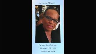 Celebration of Life of Carolyn A. Patterson