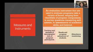 Program Evaluation Design