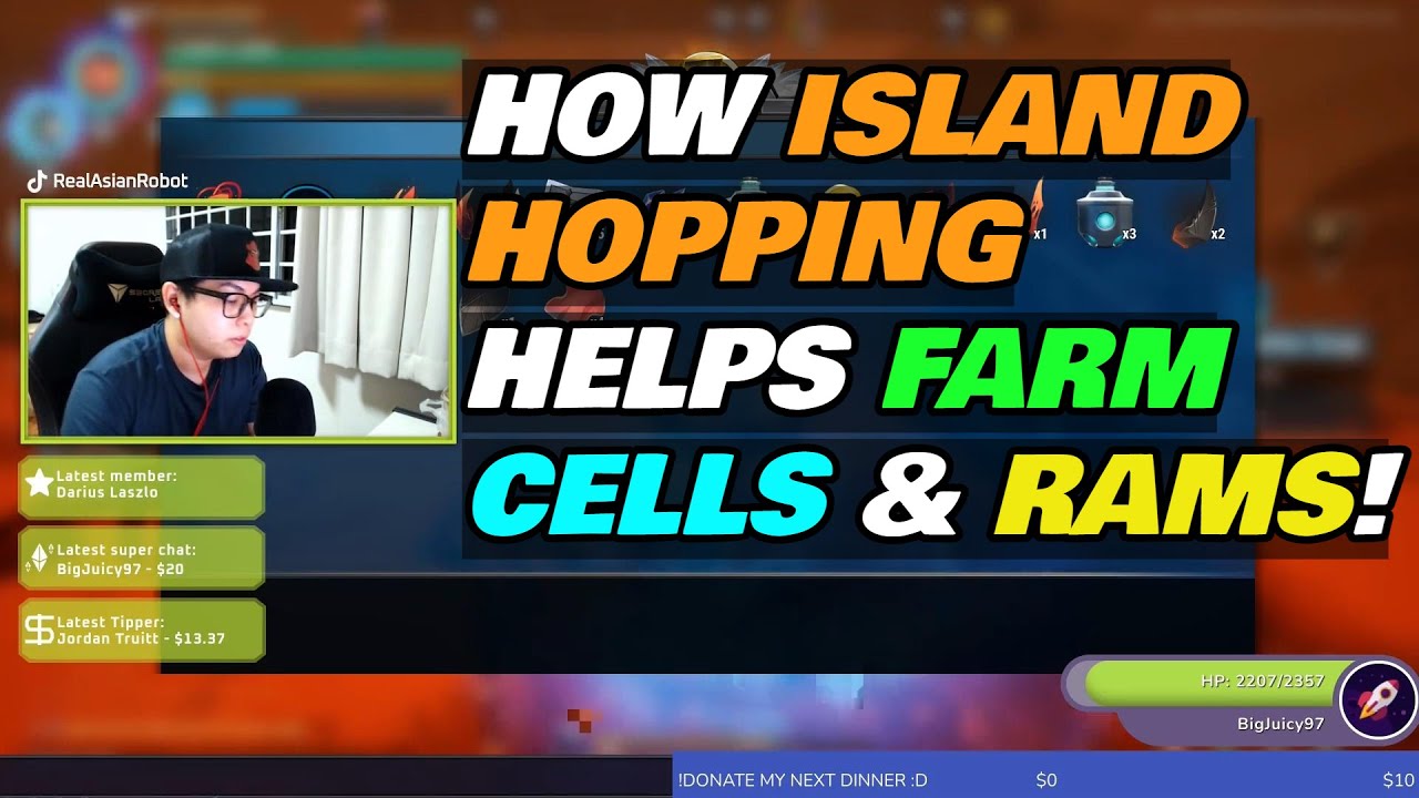 Dauntless - How Island Hopping Makes Farming Cells and Rams SUPER EASY!