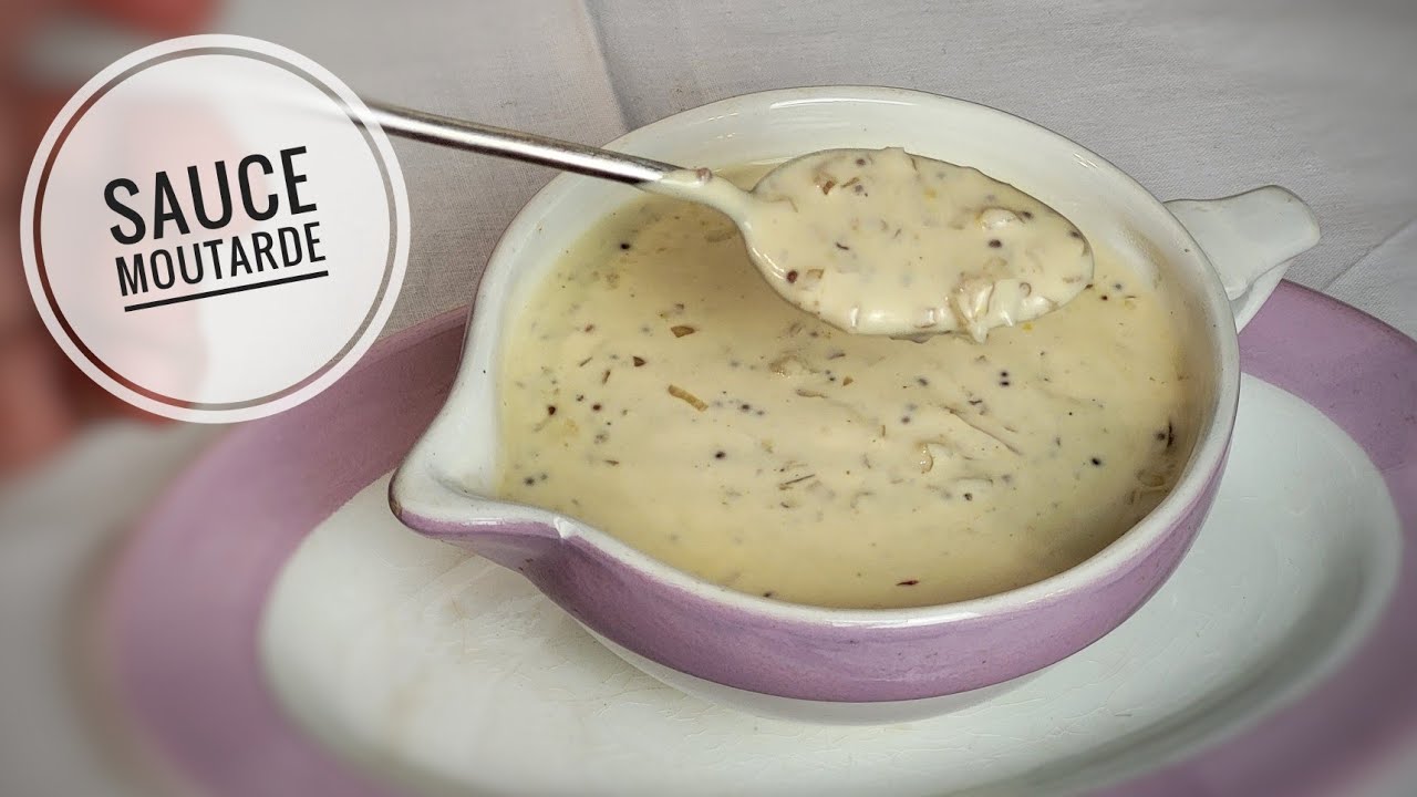 LA SAUCE MOUTARDE, RECETTE FACILE