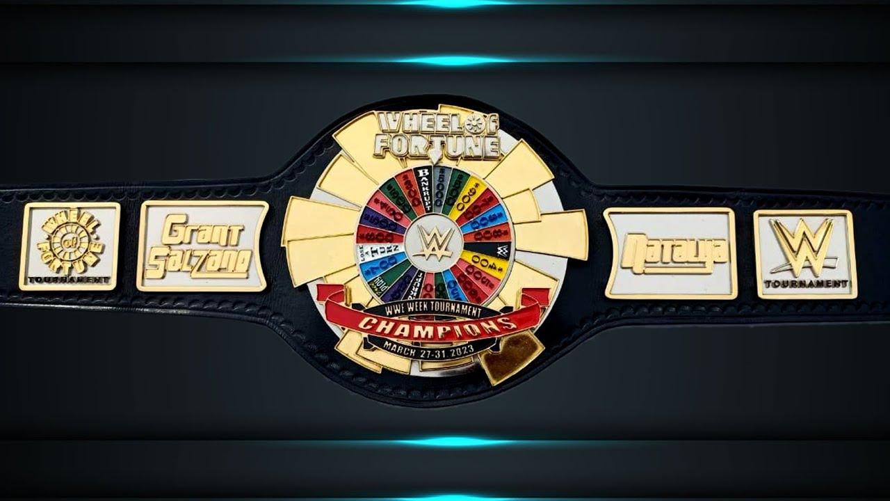 Custom Designed Spinner Championship Belts