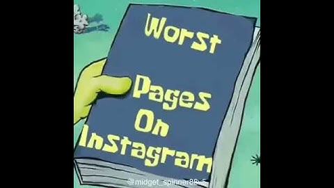 Worst instagram pages