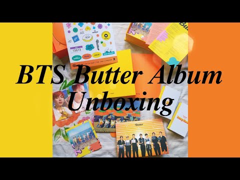 BTS Butter albums unboxing in sri lanka [cream+peaches]