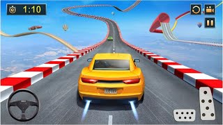 crazy car racing car games | Jogo de acrobacias de carros acrobacias na pista de mega rampa screenshot 2