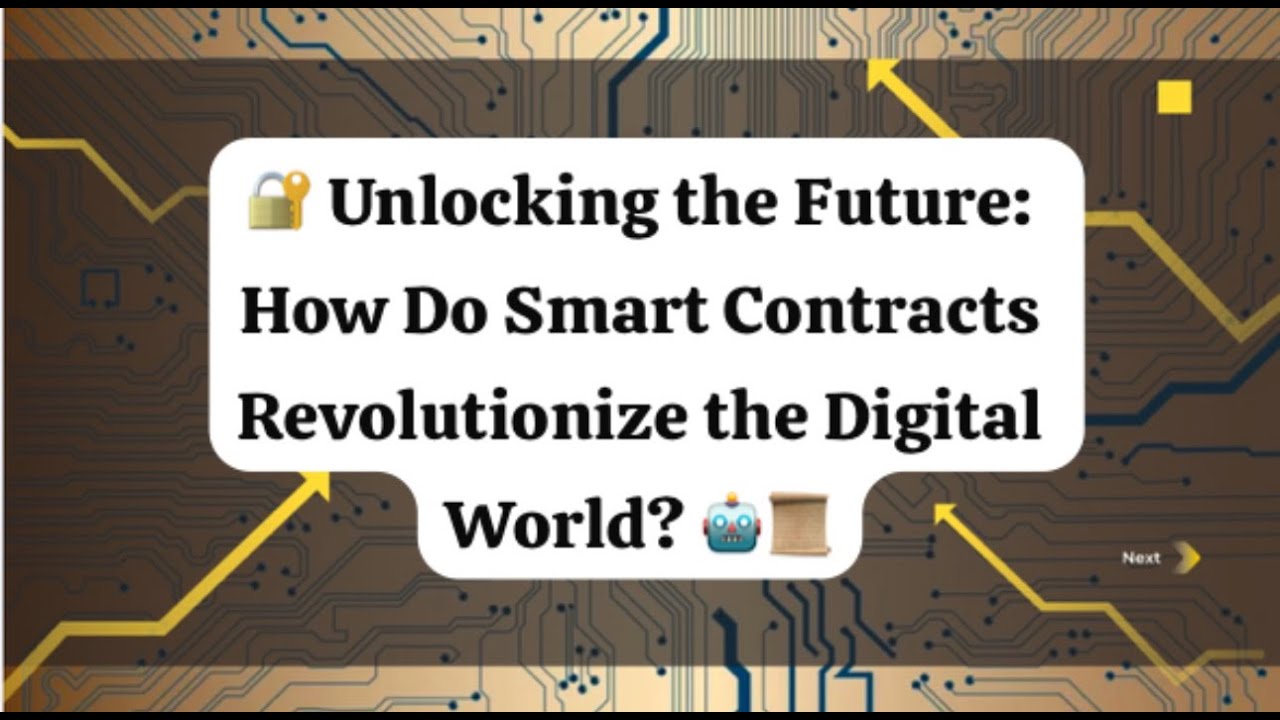 🔐 Unlocking the Future: How Do Smart Contracts Revolutionise the Digital World? 🤖📜 